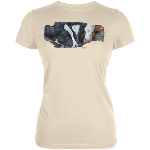 Queens of the Dairy Farm Cows Juniors Soft T Shirt