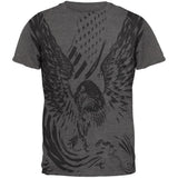 Screaming Eagle American Flag Mens Soft T Shirt