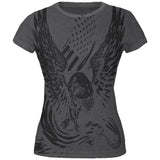 Screaming Eagle American Flag Juniors Soft T Shirt