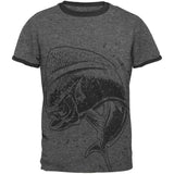 Dorado Mahi Mahi Dolphin Fish Mens Ringer T Shirt