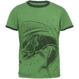 Dorado Mahi Mahi Dolphin Fish Mens Ringer T Shirt