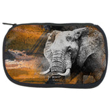 Abstract Art Elephant Art Supplies Bag  front view