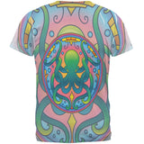 Mandala Trippy Stained Glass Octopus All Over Mens T Shirt
