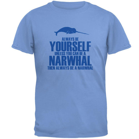 Always Be Yourself Narwhal Mens T Shirt