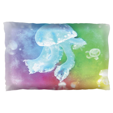 Squishy Baby Jellyfish Rainbow Pillow Case