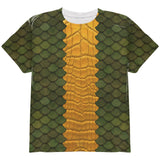 Halloween Green Dragon Costume All Over Youth T Shirt