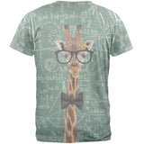 Giraffe Geek Math Formulas Mens T Shirt