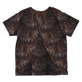 Halloween Bald Eagle Costume All Over Toddler T Shirt