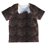 Halloween Bald Eagle Costume All Over Toddler T Shirt