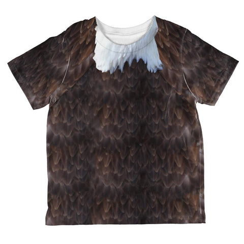 Halloween Bald Eagle Costume All Over Toddler T Shirt