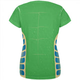 Halloween Green Tree Frog Costume All Over Womens T Shirt