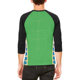 Halloween Green Tree Frog Costume Mens Raglan T Shirt