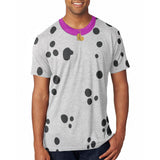 Valentine's Day Dog Dalmatian Costume Pink Collar Be Mine All Over Mens T Shirt