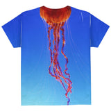 Halloween Orange Nettle Jellyfish Costume All Over Youth T Shirt