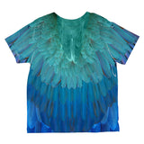 Halloween Costume Blue & Yellow Parrot Macaw Costume All Over Toddler T Shirt