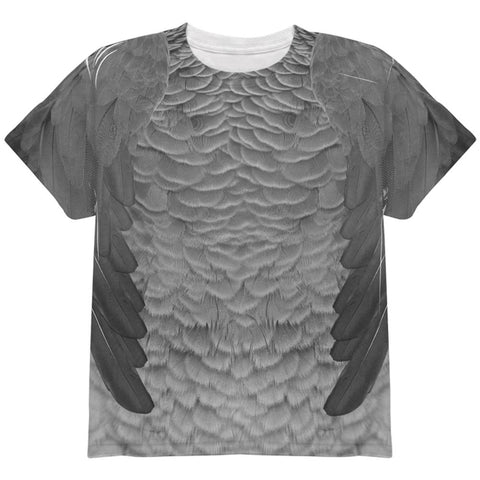 Halloween Costume African Grey Parrot Costume All Over Youth T Shirt