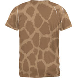Halloween Giraffe Pattern Costume All Over Mens T Shirt