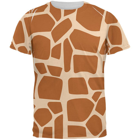 Halloween Giraffe West African Cartoon Costume All Over Mens T Shirt