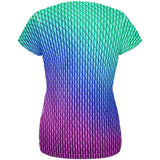 Halloween Chinese Celestial Dragon Scales Costume All Over Womens T Shirt