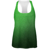 Halloween Green Earth Dragon Scales Costume All Over Womens Work Out Tank Top