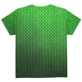 Halloween Green Earth Dragon Scales Costume All Over Youth T Shirt
