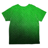 Halloween Green Earth Dragon Scales Costume All Over Toddler T Shirt