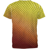 Halloween Red Fire Dragon Scales Costume All Over Mens T Shirt