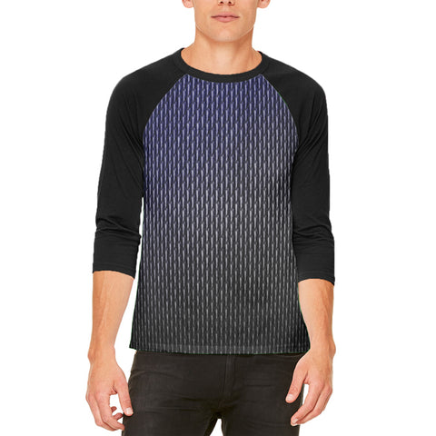 Halloween Black Shadow Dragon Scales Costume Mens Raglan T Shirt front view