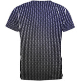 Halloween Black Shadow Dragon Scales Costume All Over Mens T Shirt