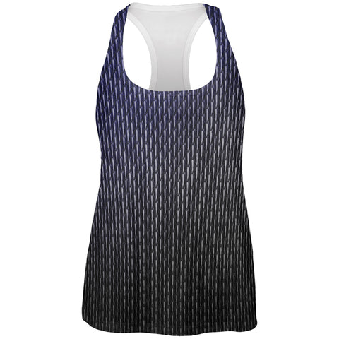 Halloween Black Shadow Dragon Scales Costume All Over Womens Work Out Tank Top front view