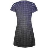 Halloween Black Shadow Dragon Scales Costume All Over Juniors Beach Cover-Up Dress