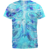 Halloween Costume Octopus Kraken Skeleton All Over Mens Costume T Shirt - back view