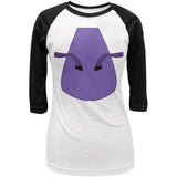 Halloween Magical Pony Costume White Juniors 3/4 Sleeve Raglan T Shirt