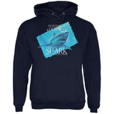 Always Be Yourself Shark Great White Mens Hoodie