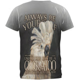 Always Be Yourself Unless Cockatoo All Over Mens T Shirt