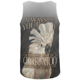 Always Be Yourself Unless Cockatoo All Over Mens Tank Top