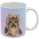 Yorkshire Terrier Live Forever All Over Coffee Mug