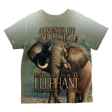 Always Be Yourself Unless Elephant All Over Toddler T Shirt