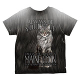 Always Be Yourself Unless Maine Coon Cat All Over Toddler T Shirt