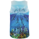 Always Be Yourself Unless Dolphin All Over Mens Tank Top