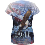 Always Be Yourself Unless American Bald Eagle All Over Womens T Shirt