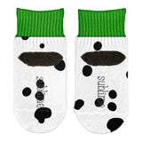 St Patrick's Day Dalmatian Costume Green Collar Shamrock Toddler Ankle Socks