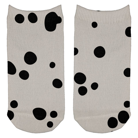Dog Dalmatian Spots All Over Adult Ankle Socks front view