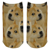 Doge Meme All Over Adult Ankle Socks