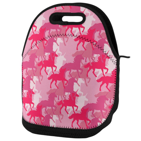 Unicorn Pink Camo Camouflage Lunch Tote Bag
