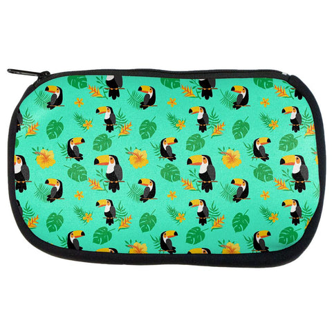 Tropical Toucan Rainforest Repeat Pattern Travel Bag