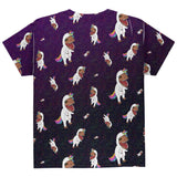 T-Rex Wearing Unicorn Costume Rexicorn Pattern All Over Youth T Shirt