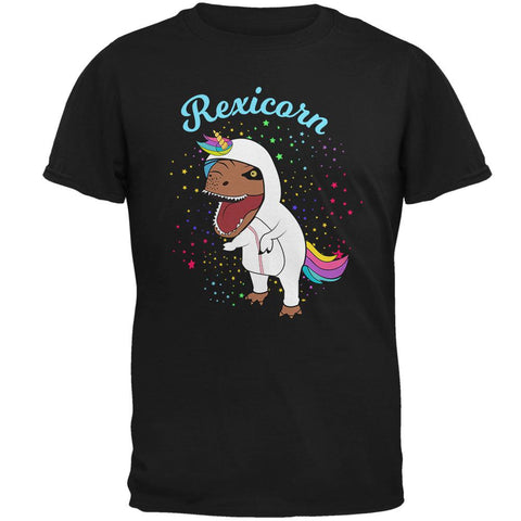 T-Rex Dinosaur in Unicorn Costume Rexicorn Mens T Shirt