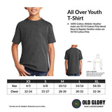 Halloween Costume White Zebra Pattern All Over Big Kid Costume T Shirt with Zebra Ears Headband - size chart