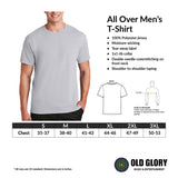 Halloween Costume All Over Zebra Print Mens T Shirt with Zebra Ears Headband